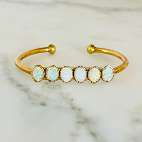 Best Selling Dainty Opal Cuff