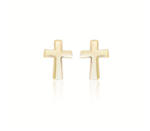 Tiny Cross Studs