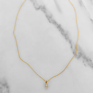 Gold Mary Necklace